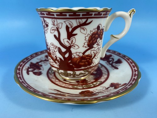 Crown Staffordshire Porcelain Chinoiserie Coffee Cups and Saucers - Picture 23 of 23