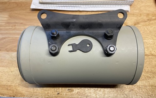 Harley JD Fork Mount Round Tool Box & Bracket 1925-29 OEM 3452-25 3468-25 - Picture 1 of 12