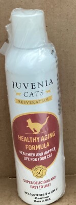 Juvenia Cats Reservatrol Healthy Aging Formula Super Delicious 8oz Exp 11/24