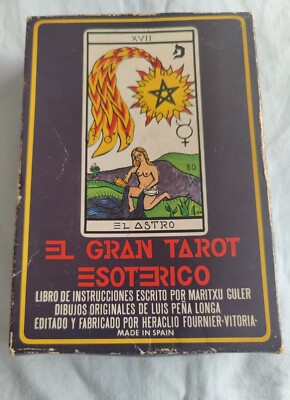 EL GRAN TAROT ESOTERICO FOURNIER VITORIA MADE IN SPAIN | eBay