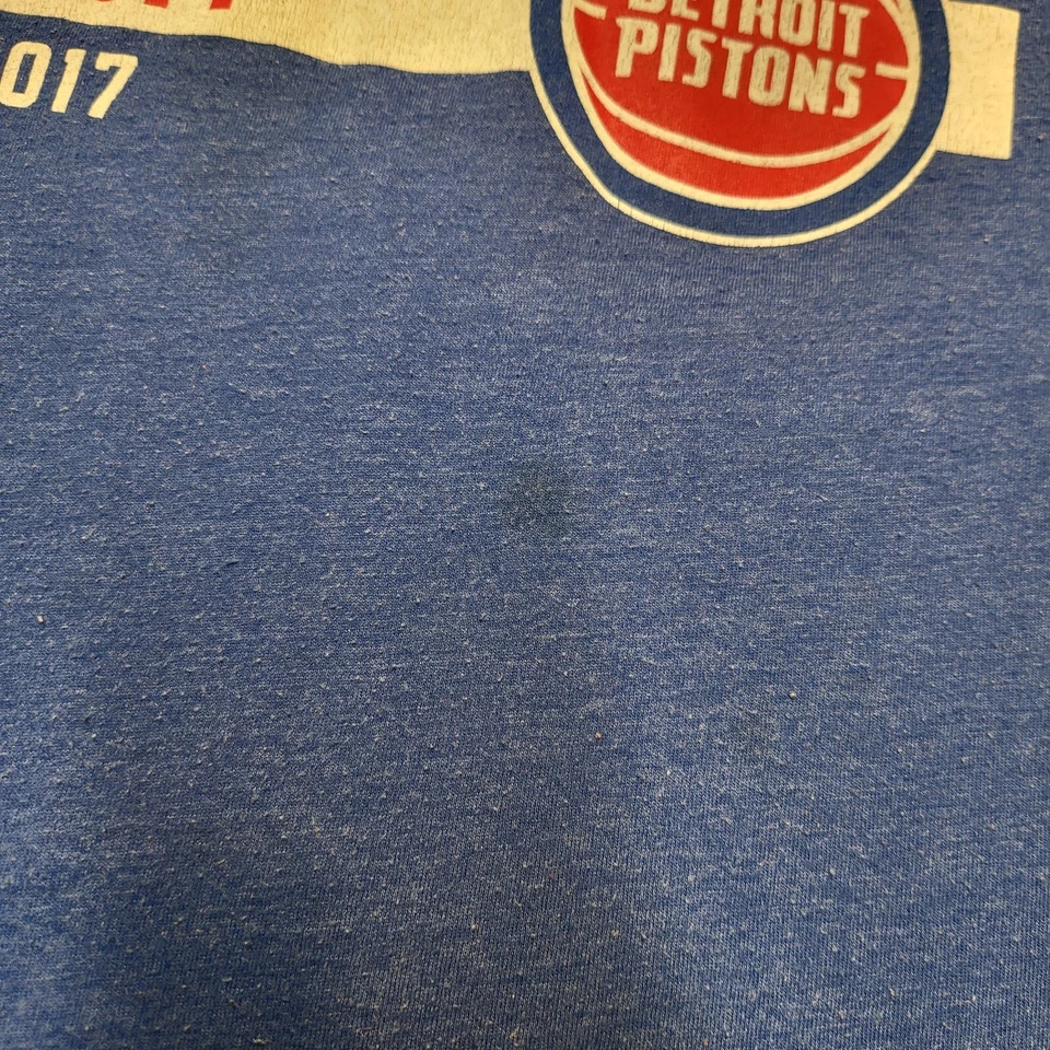 WWE Hell In A Cell Detroit Pistons Shirt Mens 2XL Blue Short Sleeve Wrestling - Image 4 of 4