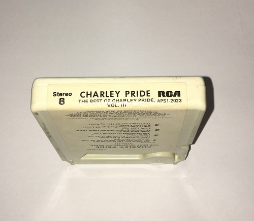 The Best of Charley Pride Vol. III Stereo 8 Track Tape RCA APS1-2023 Vintage - Picture 3 of 4