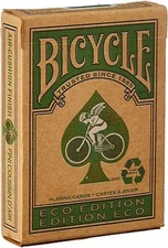 Bicycle Eco Edition Playing Cards Green (Single Deck) by Bicycle Recycled Paper