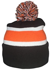 Best Winter Hats Quality Cuffed Hat with Large Pom Pom (One Size)
