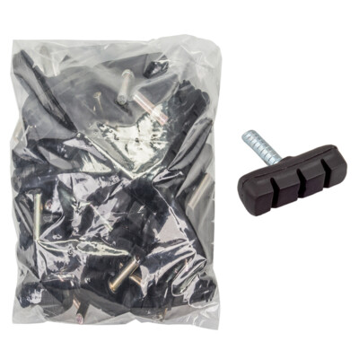 Pastiglie Freno Dia Compe OPC-12 – 2 Coppie (4 Pastiglie) A Palo Liscio, Stampate, Nere
