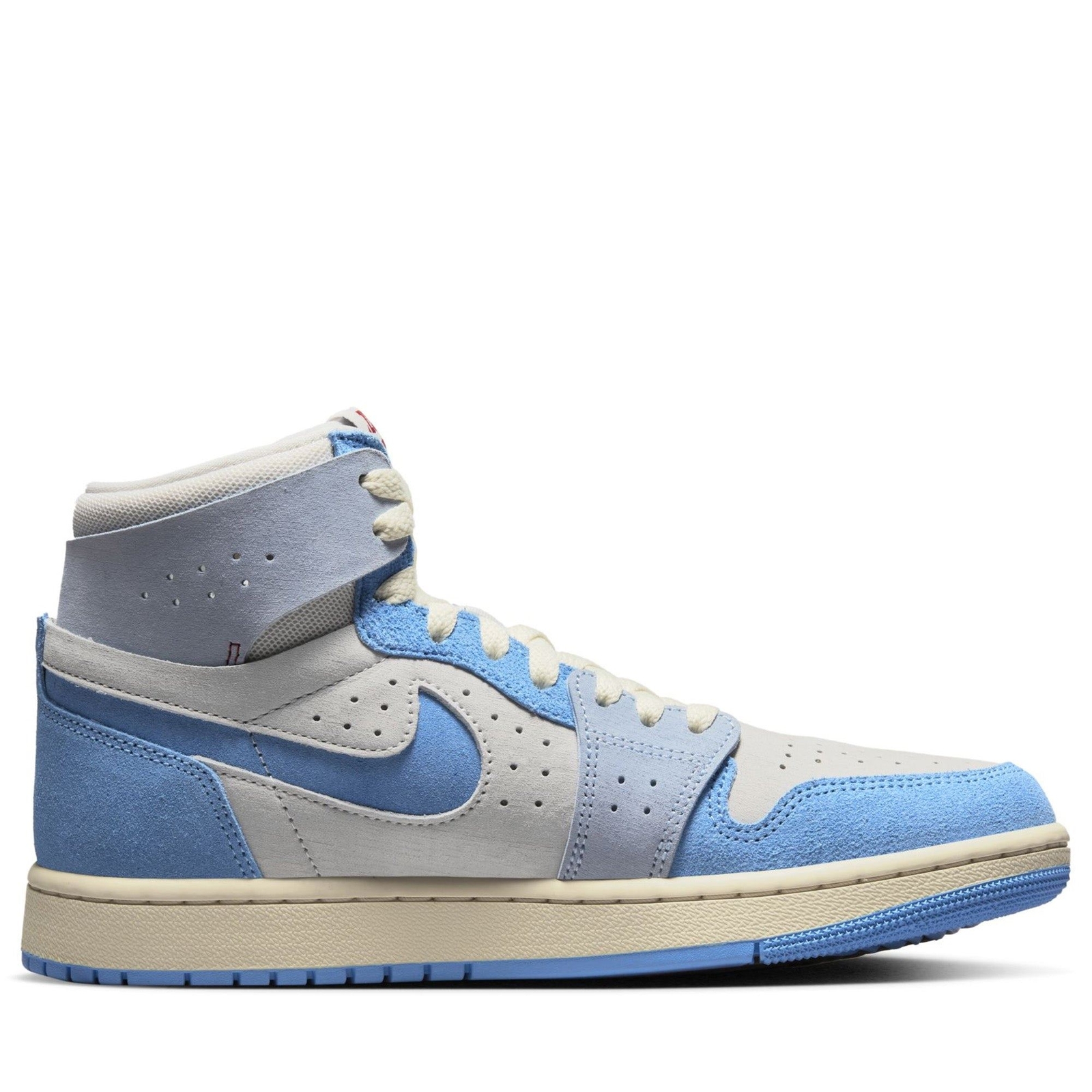 Nike Air Jordan 1 'Zoom Comfort 2' High 'Grey/University Blue' Shoes- Size 7.5