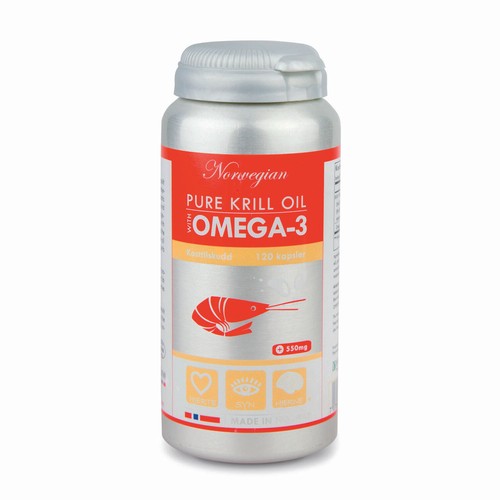 Premium Norvegese Puro Olio di Krill Omega - 3 120 Capsule Norvegese PHARMA  | eBay