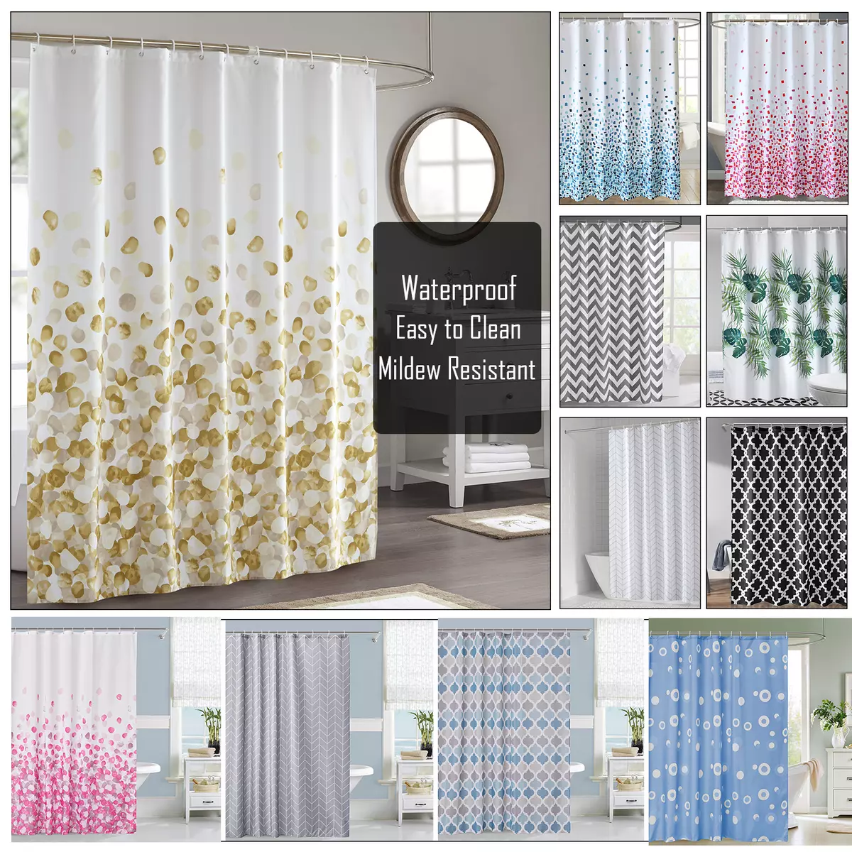 Bathroom best sale curtain fabric