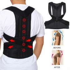 Adjustable Posture Corrector Full Spine Therapy Back Support Shoulder Brace Belt