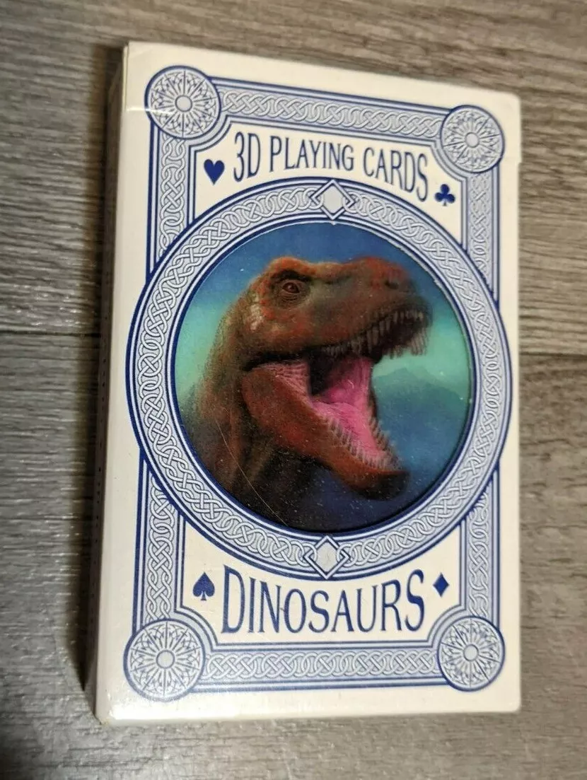 3D Dinosaur Playing Cards - Box - Tree House Books