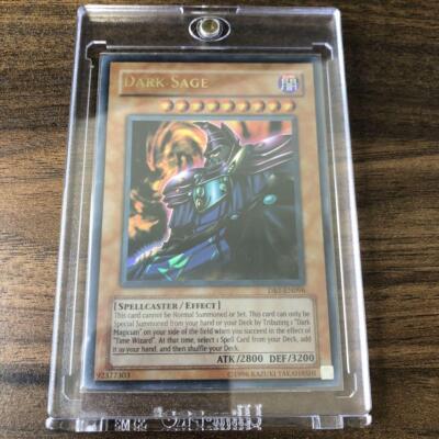 Super Rare Yu-Gi-Oh Dark Sage Great In Black Db1-En09 | eBay