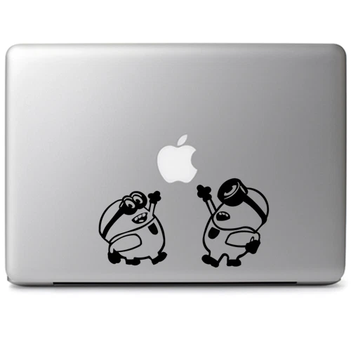 Minions Decal For Macbook Laptop Car Window Bumper Die Cut Wall Decor Sticker - Image 2 of 4