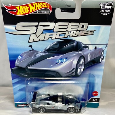 Hot Wheels Premium Pagani Zonda R Speed Machines 3/5 Die-cast 1:64