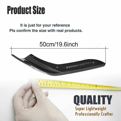Carbon Fiber Front Bumper Splitters Spoiler Lip For BMW M2 F87 M2C Coupe 2016-20 - Picture 7 of 11