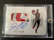 2017-18 Flawless John Collins RC RPA Game Worn /25 Atlanta HAWKS!