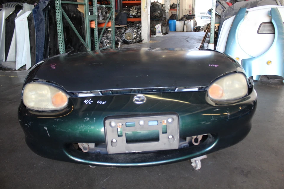 1998-2005 Mazda Miata Nb1 Nb2 Green Jdm Front End Hood Fenders Lights - Image 2 of 4