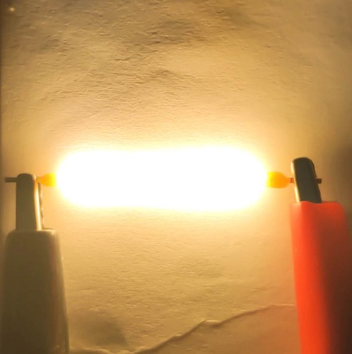 10Pcs 3V 38/18.5mm LED Filament Lamp Light For Edison Incandescent Lights USA - Picture 8 of 22