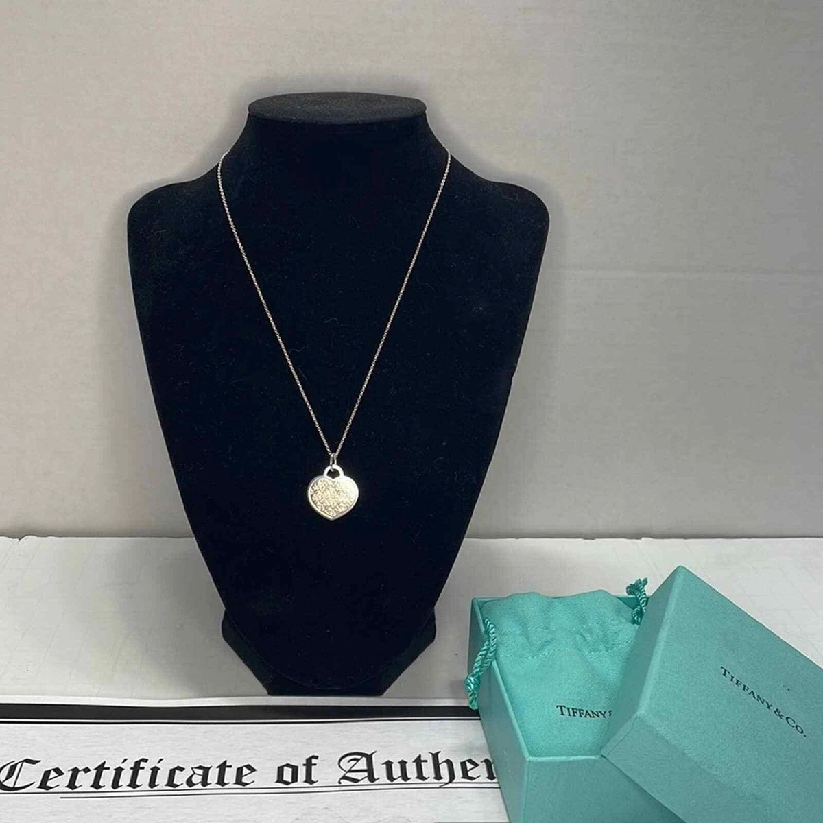 Authentic TIFFANY Co. Japan exclusive Go women silver necklace w