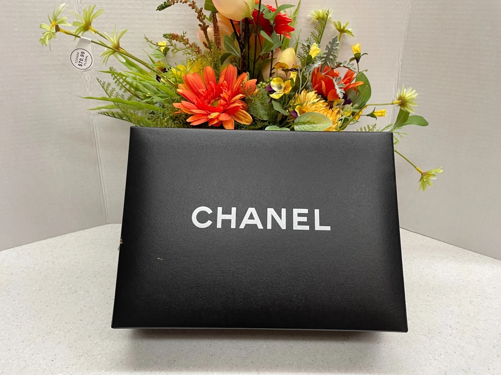 Chanel CC Caviar Leather Cosmetic / Vanity Case