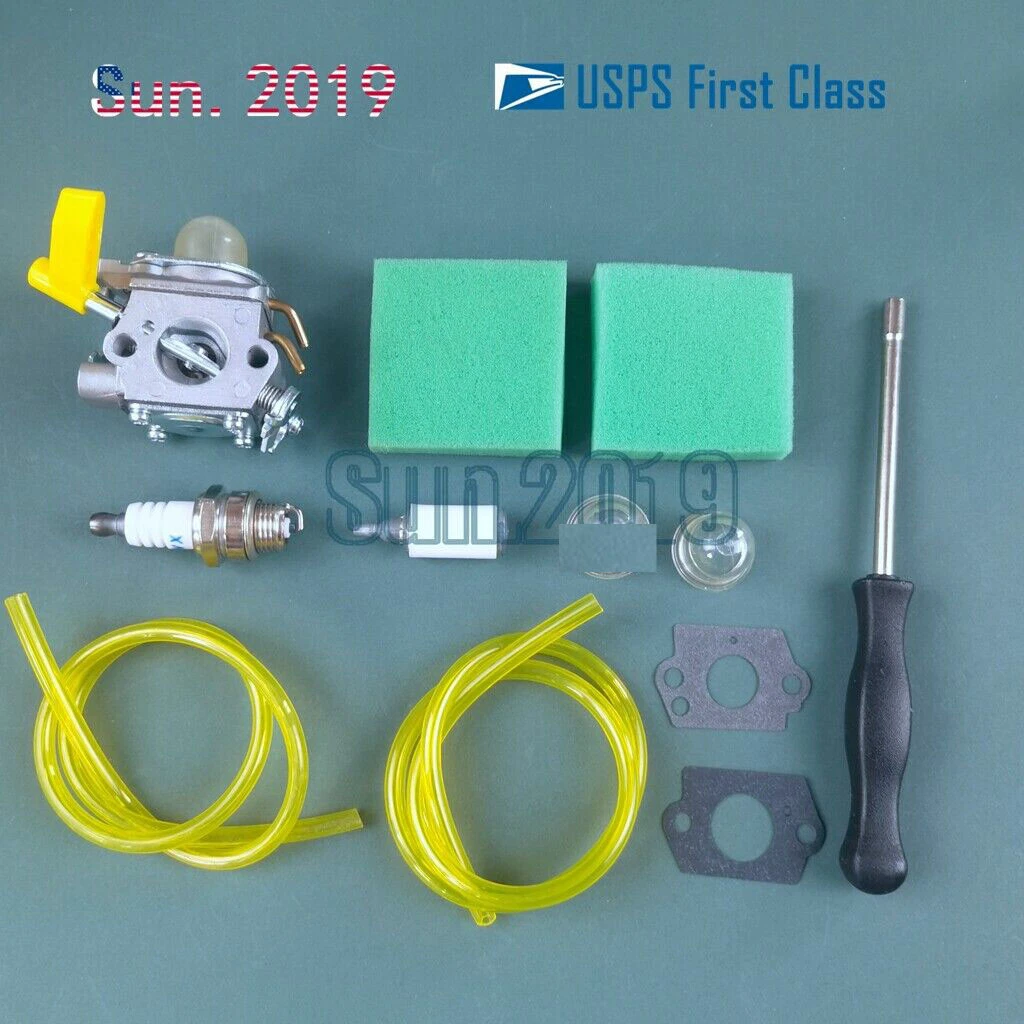 Carburetor Air Filter Kit For Ryobi RY26540 RY28020 RY26500B
