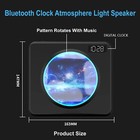 Wireless Speakers Colorful Galaxy Rotating Night Lights with Digital Clock — photo 3