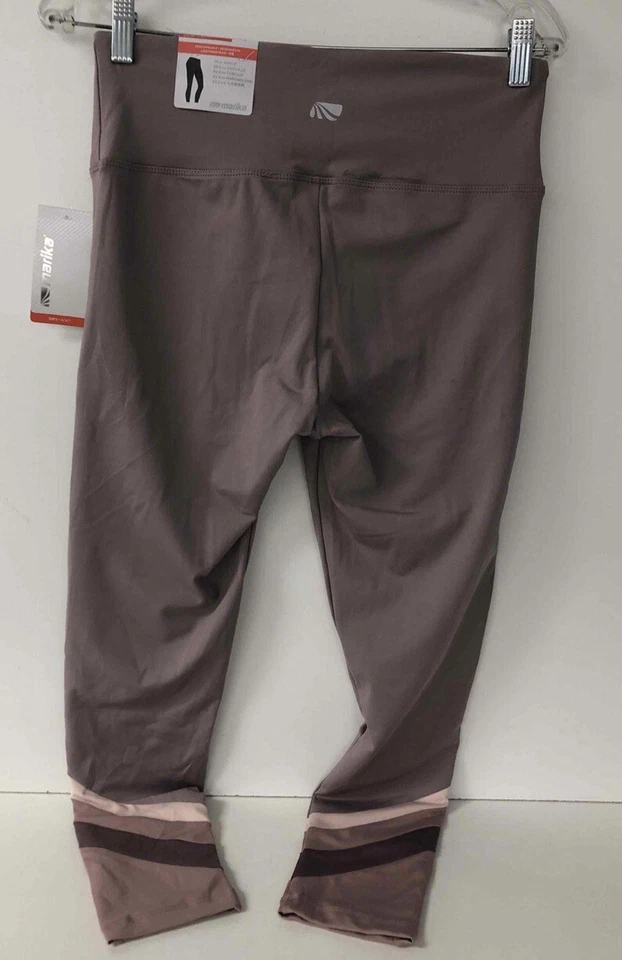 Pantalones deportivos de yoga MARIKA Dri-Wik para mujer talla L malva leggings banda en la cintura nuevos con etiquetas $70 Foto 2 de 4