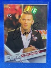 AUTOGRAPH Corey Graves 2017 Topps WWE RAW Announcer #14