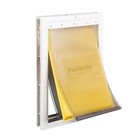 PetSafe Extreme Weather Energy Efficient Pet Door, White, Large