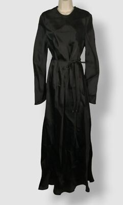 zimmermann luminosity silk bias slip dress Zimmermann Women's Black Luminosity Silk Bias Slip Dress Gown Size 3
