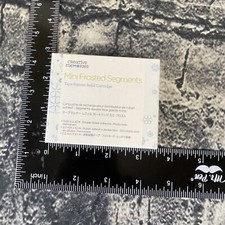 Creative Memories MINI FROSTED SEGMENTS Tape Runner Refill 34 feet Double sided