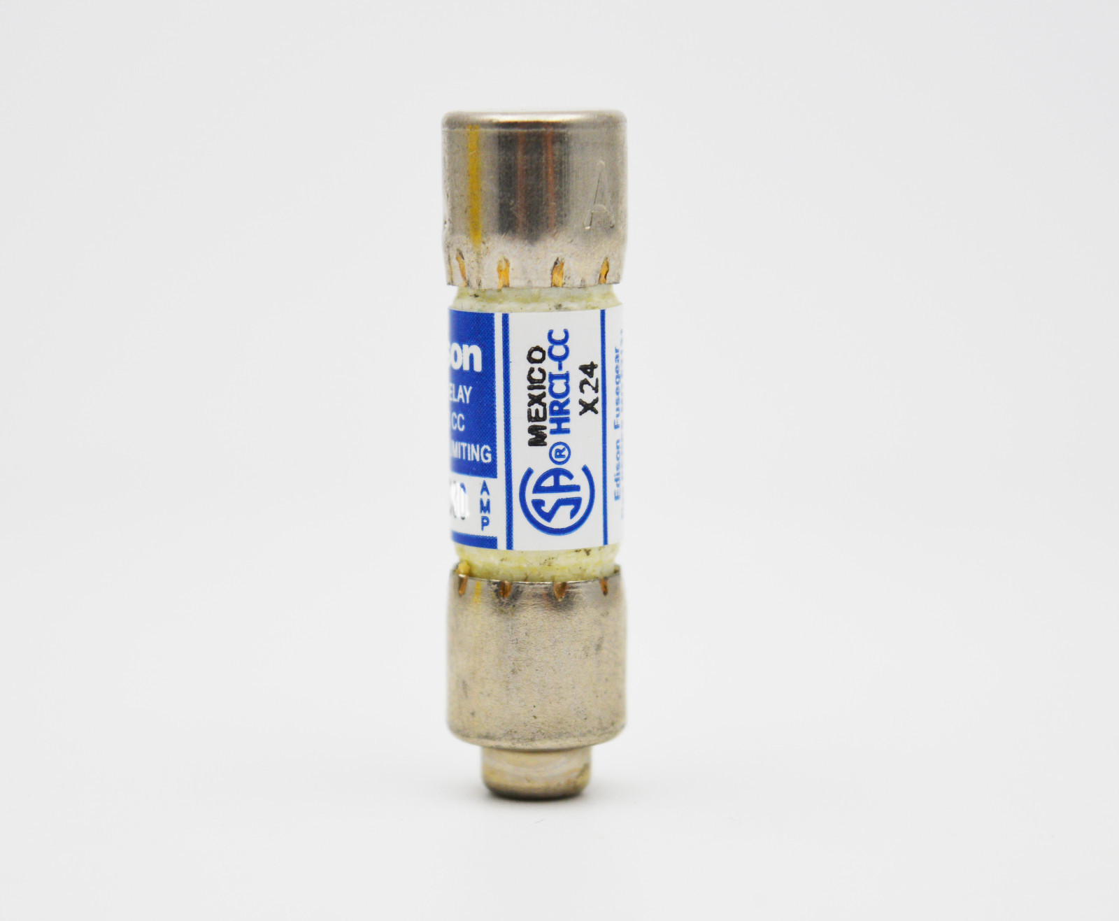 10pcs Edison EDCC15 Fuse 15 Amp 600V Slow Blow Time Delay Fuse Busman 10pcs-edison-edcc15-fuse-15-amp-600v-slow-blow-time-delay-fuse-busman