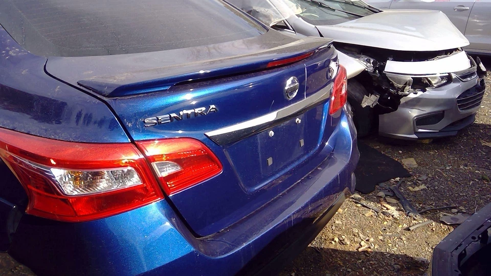 Крышка багажника в сборе темно-синяя RAY для Nissan Sentra SR 2016-2019 годов выпуска от оригинального производителя H43003SGCA - Изображение 3 из 4