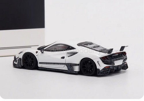 AM 1/64 Scale For Ferrari MANSORY F8XX White Diecast car Model Toy Gift NIB - Picture 6 of 6