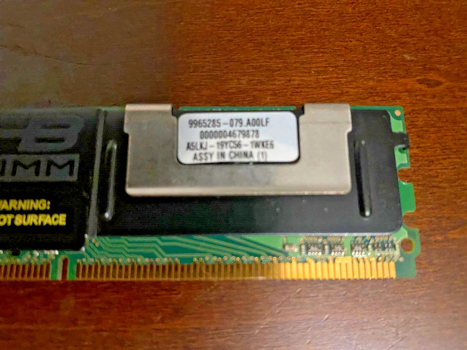 Kingston ValueRAM 3 GB (3 x 1 GB) 1RX8 PC2-5300F CL5 FBDIMM (KVR667D2S8F5/1GI) - Image 4 of 4