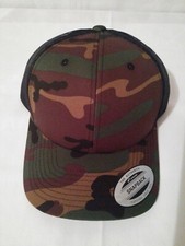 The Classics Yupoong Snapback Baseball Green Cap Camo Uniform Adjustable faceCap