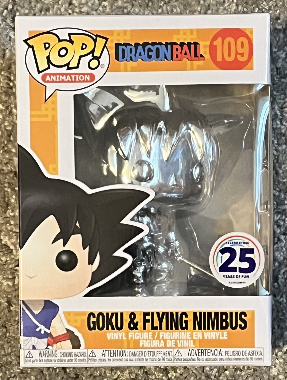 Funko Pop! Animation - Goku &Amp; Flying Nimbus #109 Dragon Ball Funimation Exclusv.