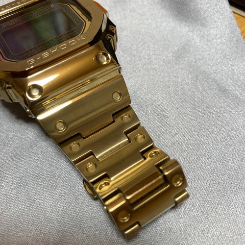CASIO G-SHOCK Gold Metal GMW-B5000GD-9JF Solar Bluetooth Men’s Watch Excellent - Picture 5 of 7
