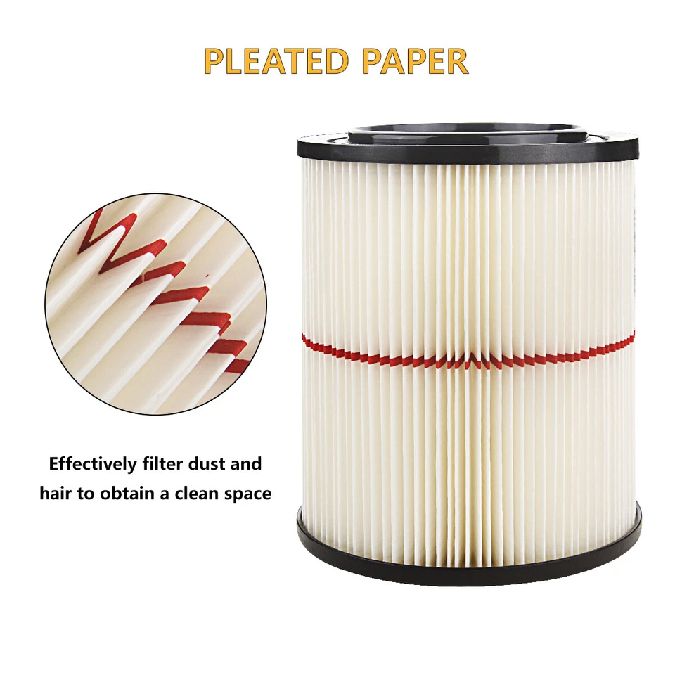 Сменный фильтр для Shop Vac Craftsman 9-17816 подходит для большинства 5+ галлонов влажных/сухих кондиционеров - Изображение 4 из 4