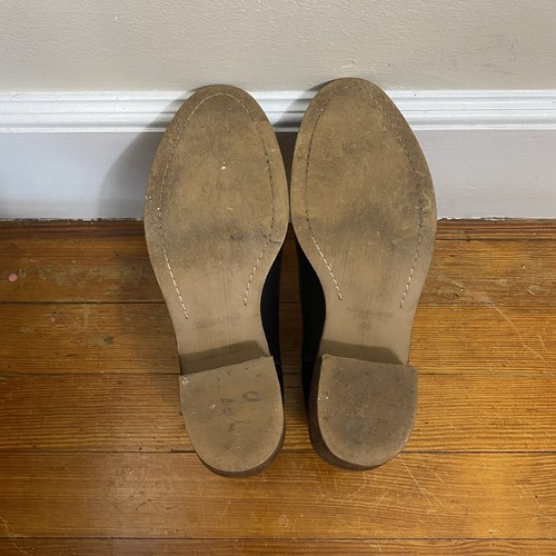 Madewell Mujer The Dakota Botín Corte Cuero Negro Bota B8034 Talla 8.5 - Imagen 12 de 13