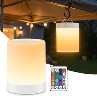 Nachttischlampe Dimmbar 3000Mah 5 Modi 13 Farben Kabellos Tragbar FüR