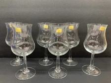 Set of 6 Luminarc Wine Glasses Goblets Verrerie D' Arques France