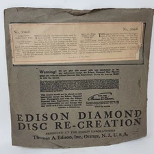 Murray / Premier They Go / The Darktown 10" Vinyl Record Edison Disc ex