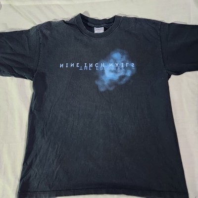 NIN Nine Inch Nails - The Fragile Tour 1999 T shirt Blue Blur 90s 2 sided PA9213