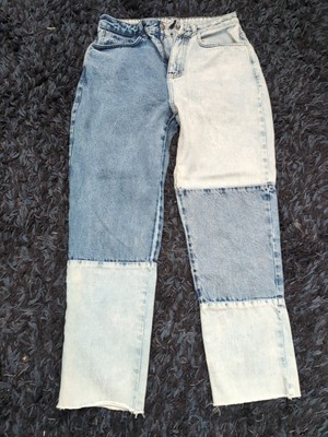 Reclaimed Vintage Re Worked Patchwork Jeans, 30'' Taille, 26'' Bein, Unisex, sehr guter Zustand