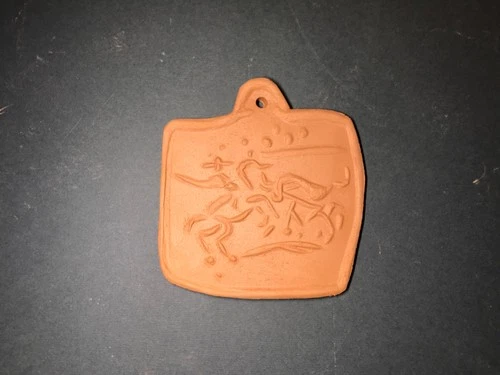 Picasso Madoura Terracotta Ceramic Medallion Pendant