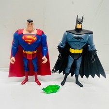Superman Batman Green Kryptonite lot Justice League Unlimited Loose 4" DCU JLU