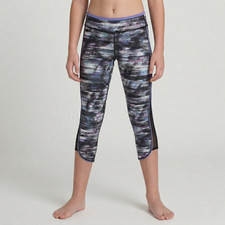 Ivivva by Lululemon Girl's Find Your Grace Crop Leggings Pants in size 12 NWT