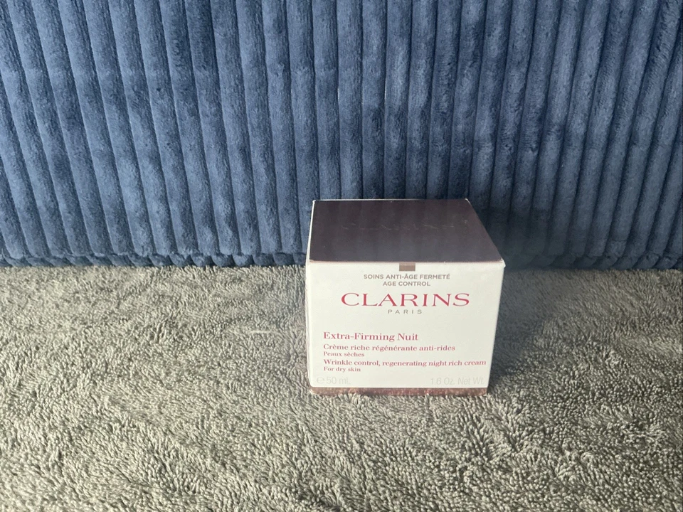 CLARINS Extra-Firming Nuit- Night Rich Cream For Dry Skin 1.6 oz/ 50 ml *NEW* - Изображение 2 из 4