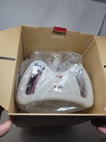 Sega Saturn Racing Controller HSS-0141 W/Box Manual Unused from Japan