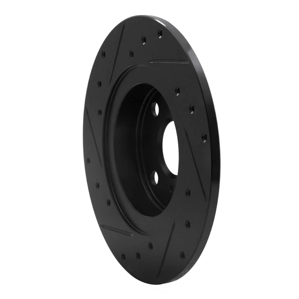 Rotor de freno de disco - Rotor de freno - perforado y ranurado - negro para Toyota MR2 1987 Foto 4 de 4
